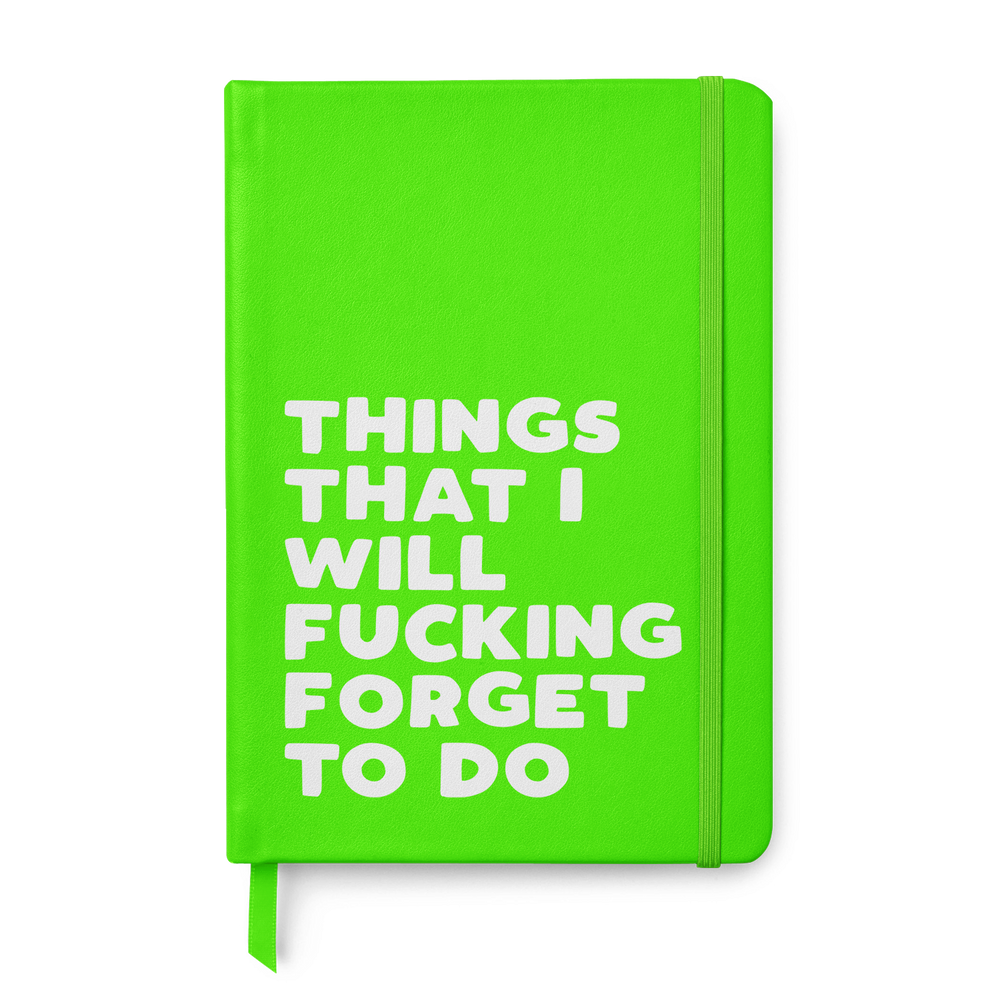 Things I Forget To Do Leather Style Notebook #6 image